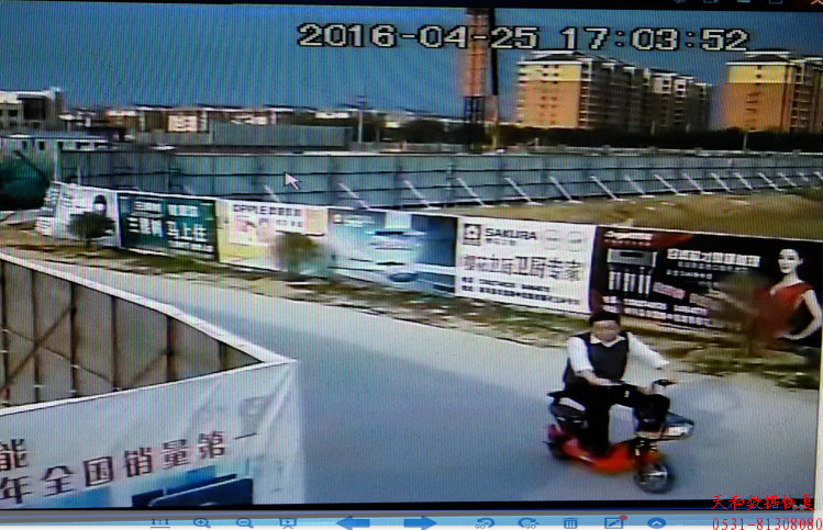济南市某施工单位监控录像恢复成功